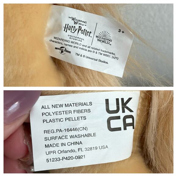 Wizarding World of Harry Potter Unicorn Plush Stuffed Animal Brown Horse NEW - Picture 8 of 8